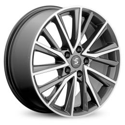 КиК КР010 (18_Xceed) 7.5x18 PCD5x114.3 ET45 DIA 67.1  Diamond Black Gris