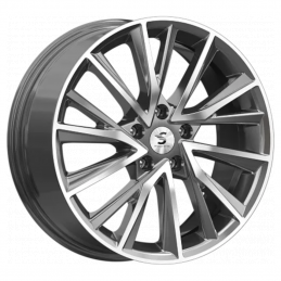 КиК КР010 (18_Tiggo 8 Pro) 7.5x18 PCD5x108 ET47 DIA 60.1  Diamond gloss graphite