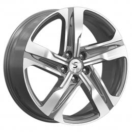 КиК КР004 (19_Sorento) 7.5x19 PCD5x114.3 ET49 DIA 67.1  Diamond gross graphite